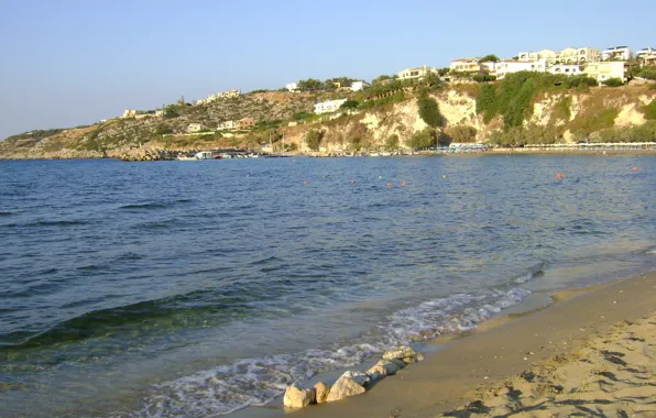 Sea, summer, nature, shore, island, Greece, Crete