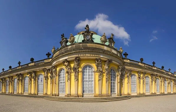 Germany, Palace, Potsdam, Sanssouci