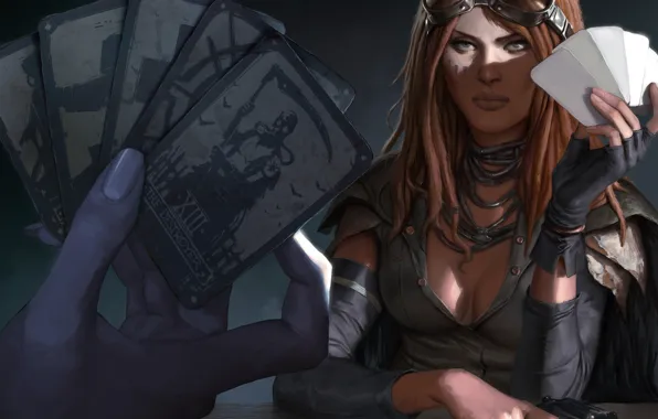 Weapons, the game, map, art, fragment, Game of Tarots, sixmorevodka studio