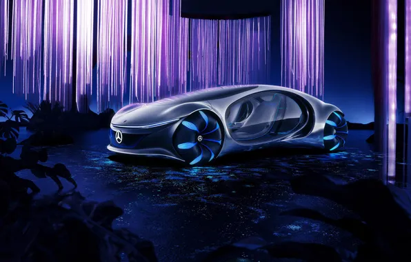 Picture plant, Mercedes-Benz, car, innovative concept car, VISION AVTR