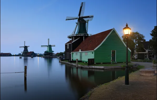 Picture mill, Netherlands, Holland, Zaanse Schans