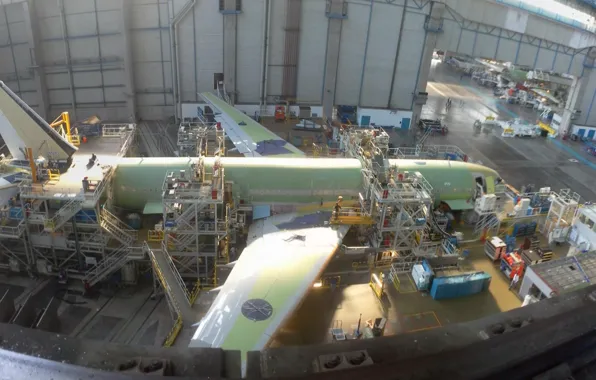 Airbus, A330, Plane, Construction