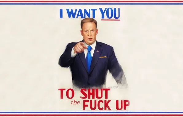 Background, Spicer, Sean Spicer, I want you to shut the fuck up, by SharpWriter, Jason …