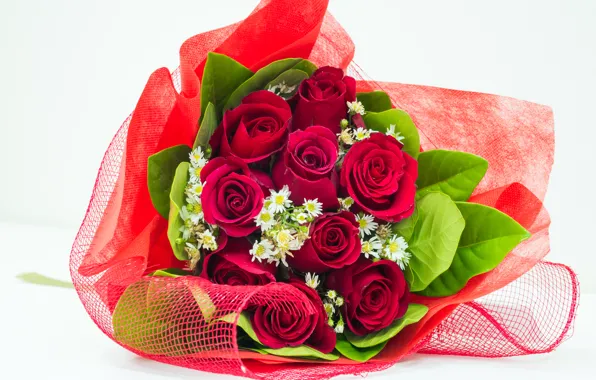 Flowers, romance, roses, bouquet, rose, flower, i love you, flowers