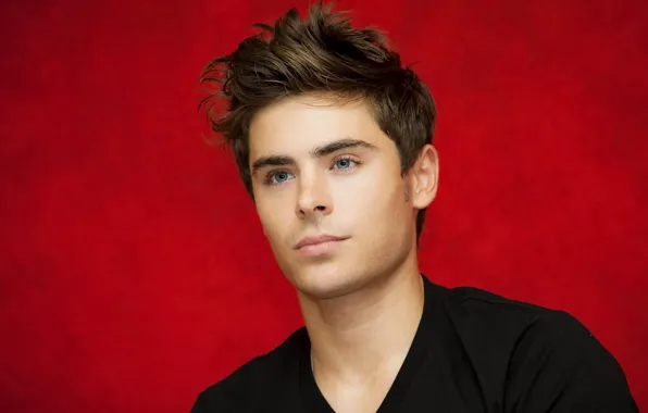 Picture look, actor, guy, red background, handsome