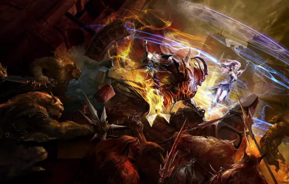 Picture girl, magic, monster, Sphere 3: Enchanted World, Sphere 3: the Enchanted world