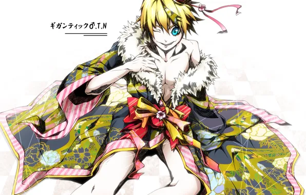 Look, style, anime, art, fur, Vocaloid, Vocaloid, characters