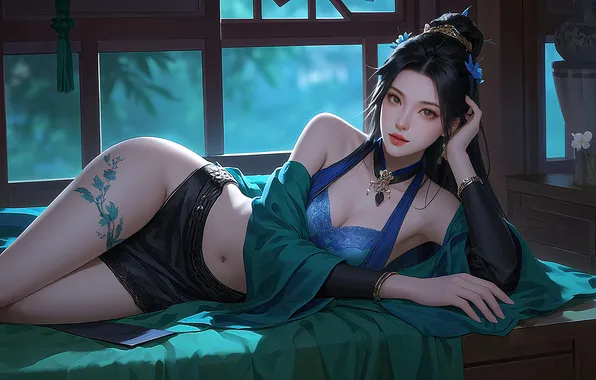 Picture girl, sexy, woman, AI CG