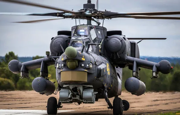 Picture Helicopter, Army, Russia, Aviation, BBC, Mi-28N, The spoiler, Night hunter