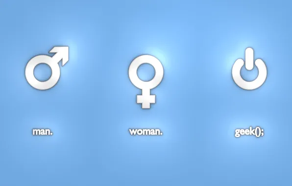 Picture woman, technology, male