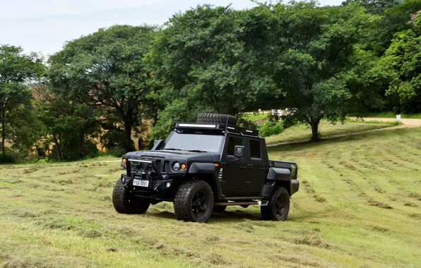 Picture made in Brazil, Agrale, military and civil vehicle, export type product, Agrale Marrua, gaucha factory