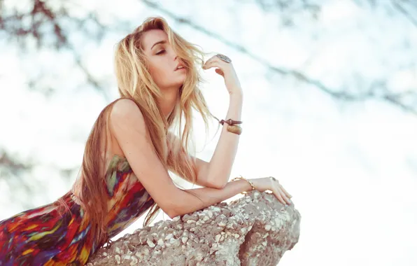 Girl, pose, Kristina Hoock