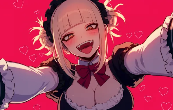 Anime, art, wallpaper, the maid, apron, selfie, housewife, apron