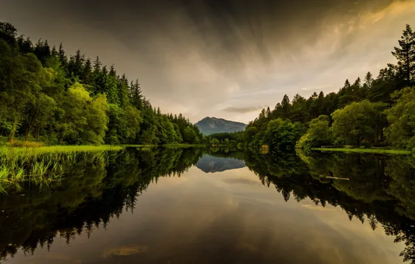 Picture lake, Scotland, Lohan, Glencoe