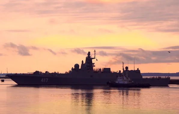 The evening, frigate, dawn, Admiral Of The Fleet Of The Soviet Union Gorshkov