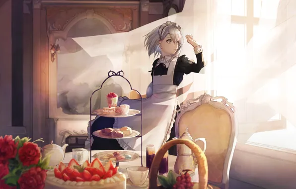 Picture anime, art, the maid
