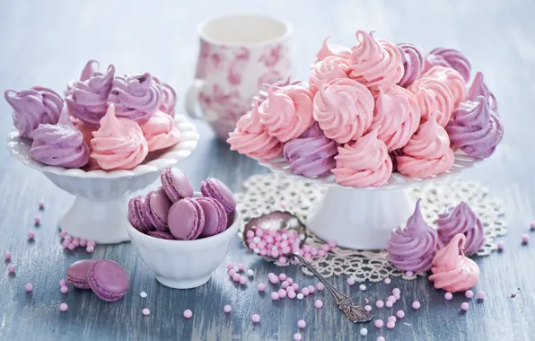 Cookies, still life, meringue