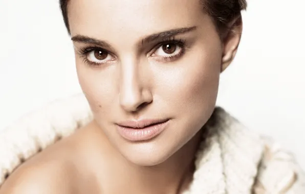 Look, pose, portrait, makeup, actress, Natalie Portman, Natalie Portman