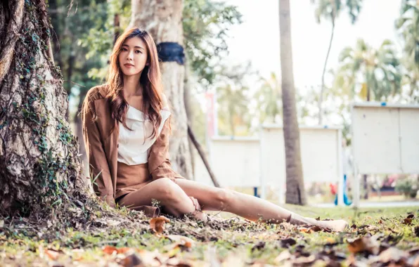 Picture girl, the city, street