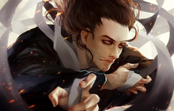 Anime, art, hero, sparks, Tape, guy, Teacher, Boku no Hero Academy