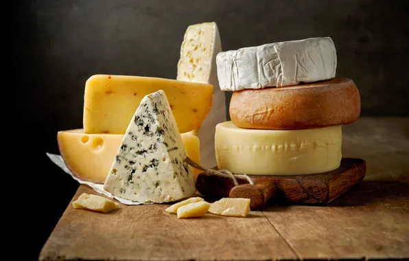 Variety, forms, cheeses, types