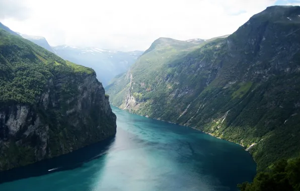 Picture landscape, norway, fjord