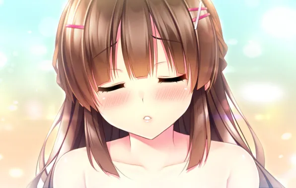 Picture face, anime, girl, kami-march highly-chan