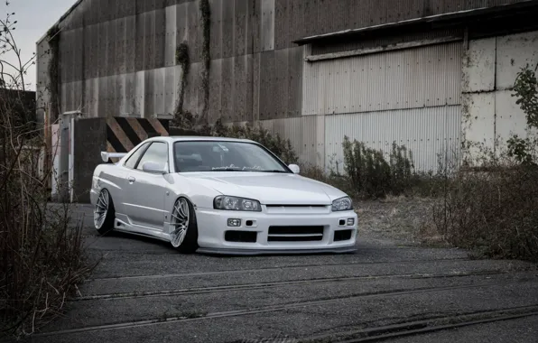 White, nissan, turbo, white, wheels, skyline, japan, Nissan