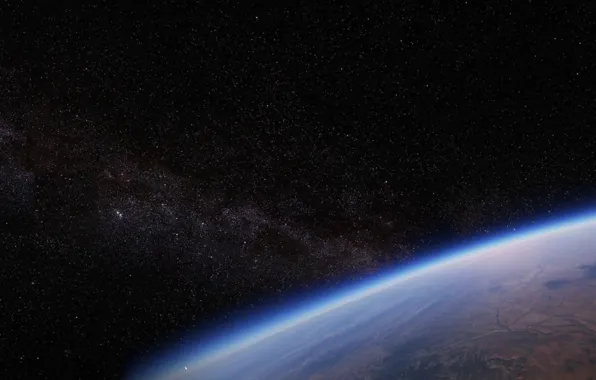 Space, stars, planet, Earth