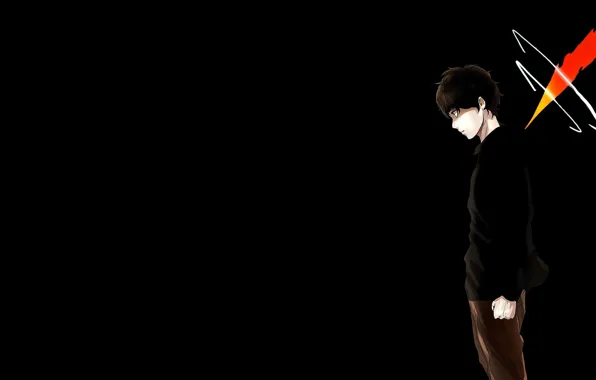 Guy, black background, Tower of God, Tower Of God