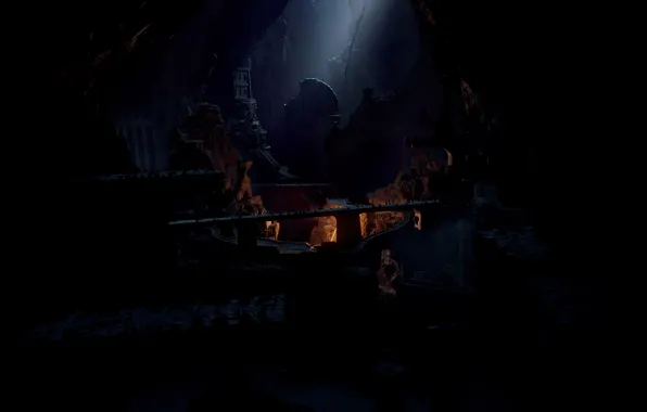 Art, cave, dungeon, lost city