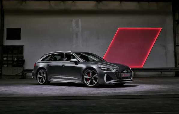 Picture light, Audi, universal, RS 6, 2020, 2019, dark gray, V8 Twin-Turbo