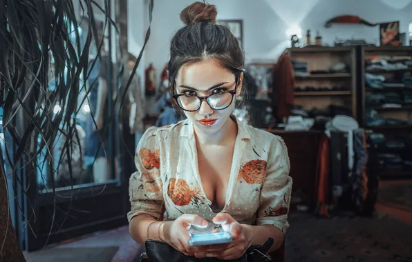 Look, face, style, glasses, Dela