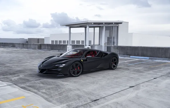 Ferrari, Black, Ferrari SF90