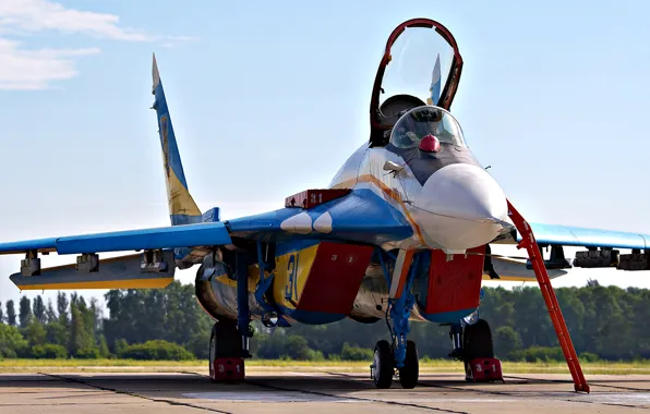 Picture the sky, Ukraine, MiG 29, Ukrainian falcons