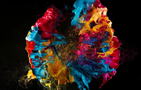 Macro, background, paint