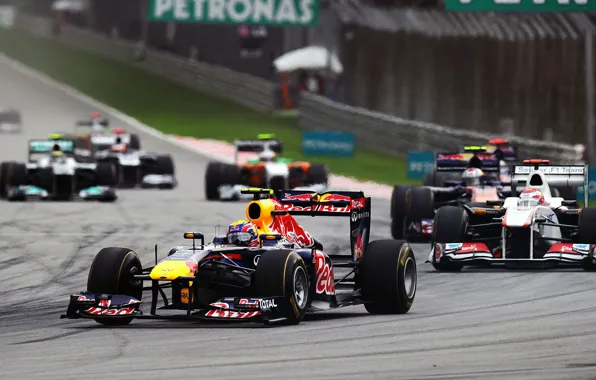 Photo, Race, Track, Formula-1, Red Bull, 2011, Mark Webber, RB7