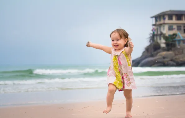 Sea, beach, mood, girl