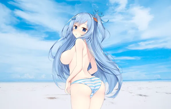 Kawaii, girl, sexy, boobs, big, breast, anime, beautiful