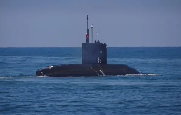The Black Sea Fleet, &quot;Novorossiysk&quot;, SSK, the project 636.3, diesel submarine