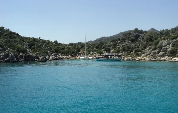 Sea, summer, yacht, Turkey