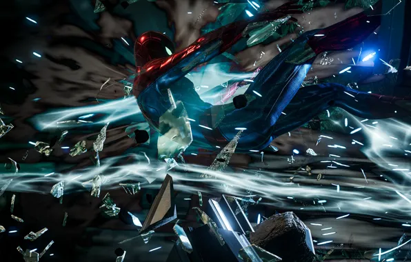 Glass, shards of glass, Spider-Man, PS4, Spider - man, Spider-Man (PS4)