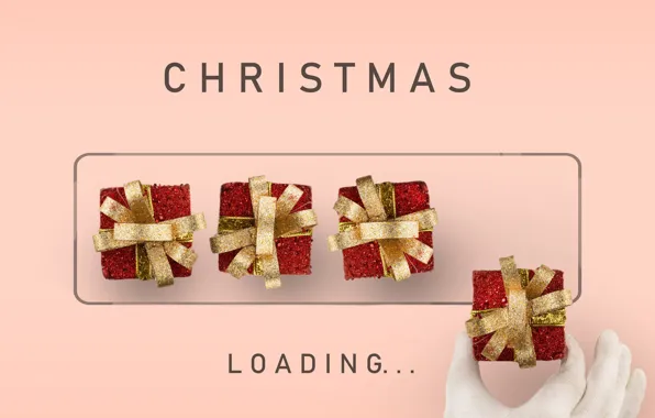 Winter, letters, holiday, the inscription, hand, minimalism, Christmas, gifts