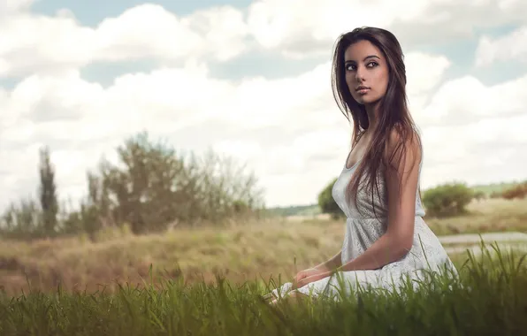 Girl, nature, beauty