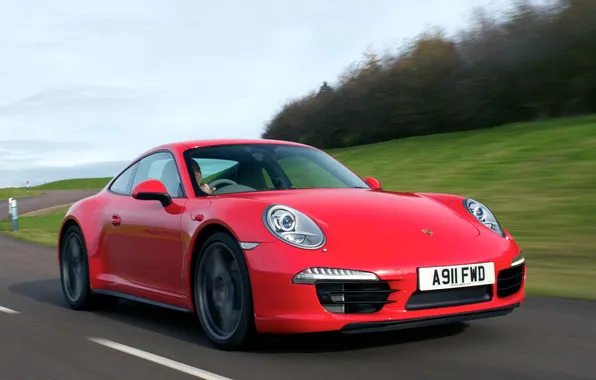 Road, auto, speed, 911, Porsche, Coupe, Carrera 4S