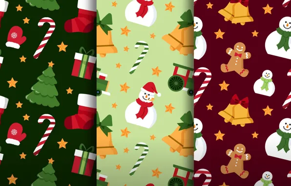 Background, texture, snowmen, tree