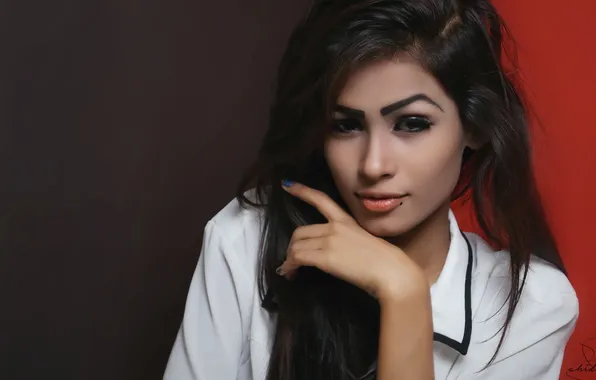 Look, girl, portrait, Nowmita