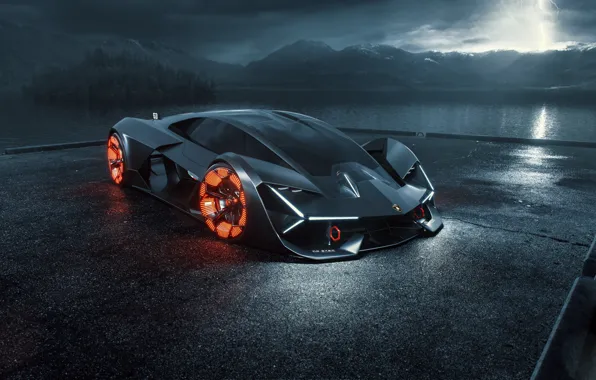 Rendering, Lamborghini, supercar, hypercar, The Third Millennium