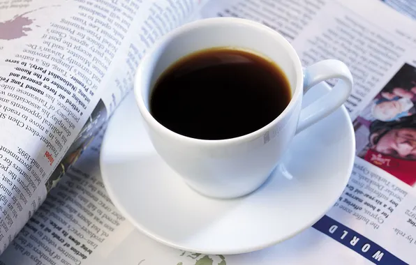White, coffee, mug, journal