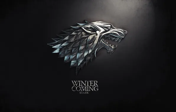 Wolf, the series, coat of arms, motto, A Song of Ice and Fire, Winter is …
